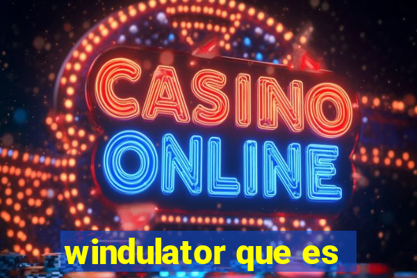 windulator que es